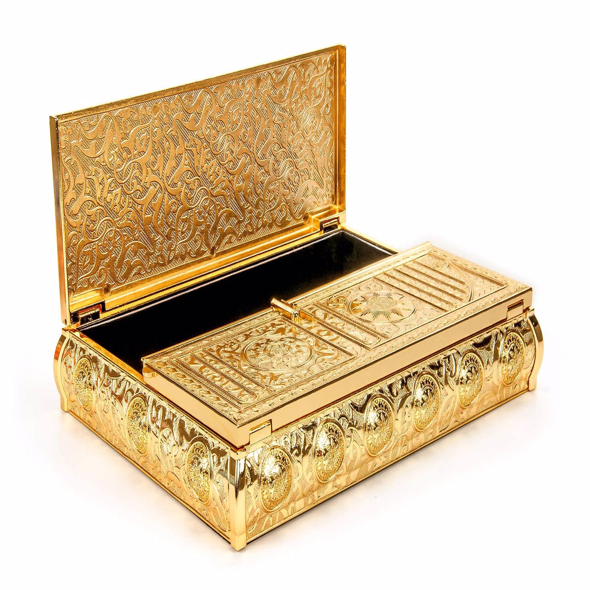Kaaba door embroidered Decorative Quran box Islamic Metal Etsy