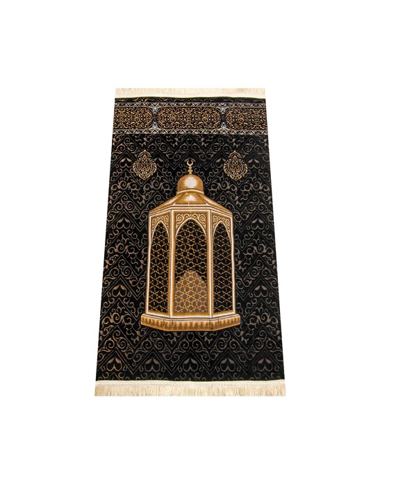 CLISPEED Tapis de Prière Musulman avec Sac de Rangement Islamique Janamaz  Sajadah Namaz Tapis de Prière Portable Prier Couverture pour Un Usage
