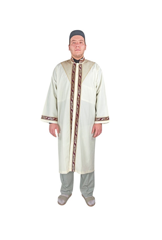 IHVAN Muslim Prayer Dress for Men, Muslim Mens Jubbah, Jubba, Prayer Robe,  Imam Jubbah, Muslim Clothing, Islamic Prayer Dress, Islamic Gift -   Canada