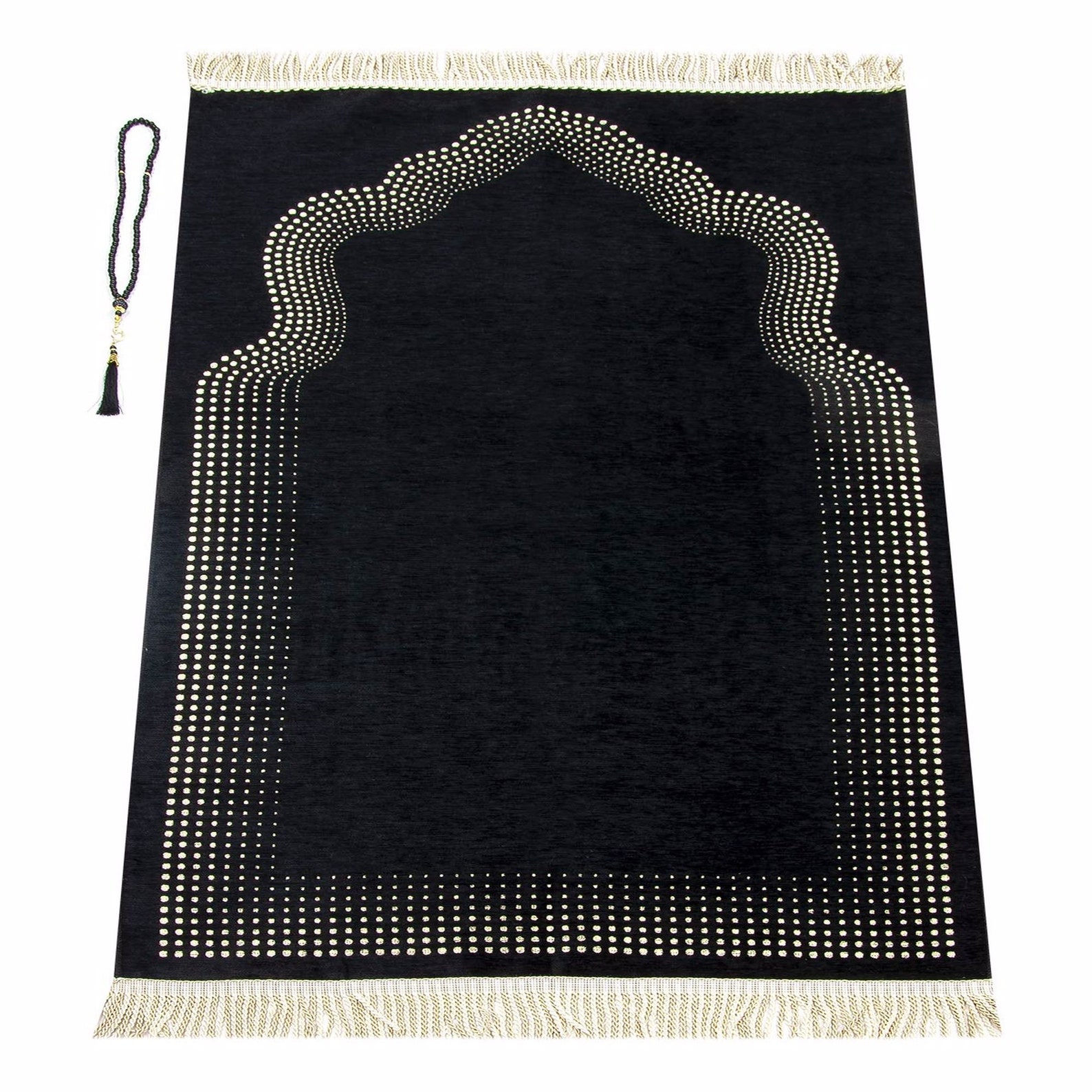 Muslim Prayer Rug with Prayer Beads Janamaz with Tasbeeh Etsy