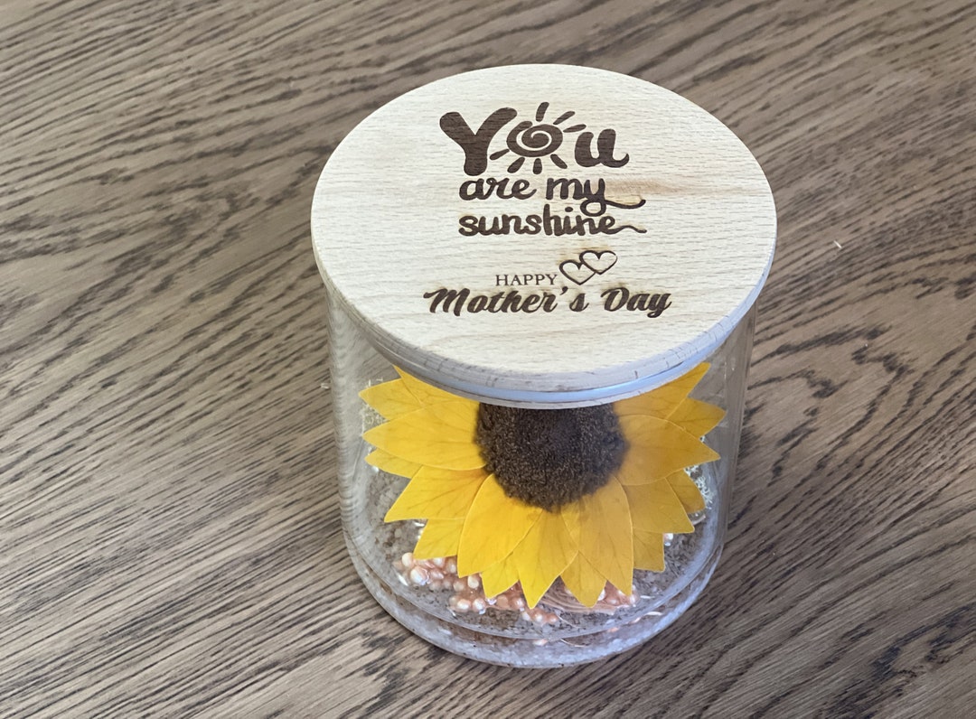 Sunflower Preserved, Eternal Sunflower, Personalized Gift, Anniversary