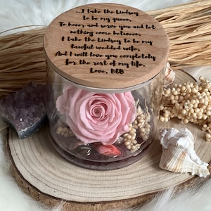 Preserved Roses | Eternal Roses | Gift for Her | Home Decor Present | Forever Rose | Birthday Gift | Wedding Gift, Pink Eternal Rose