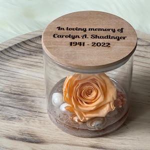 Sympathy Gift • Grief Gift • Memorial Gift • Loss of Mother Father Brother Sister Friend • Bereavement Gift • Peach Eternal Rose • Loss of P