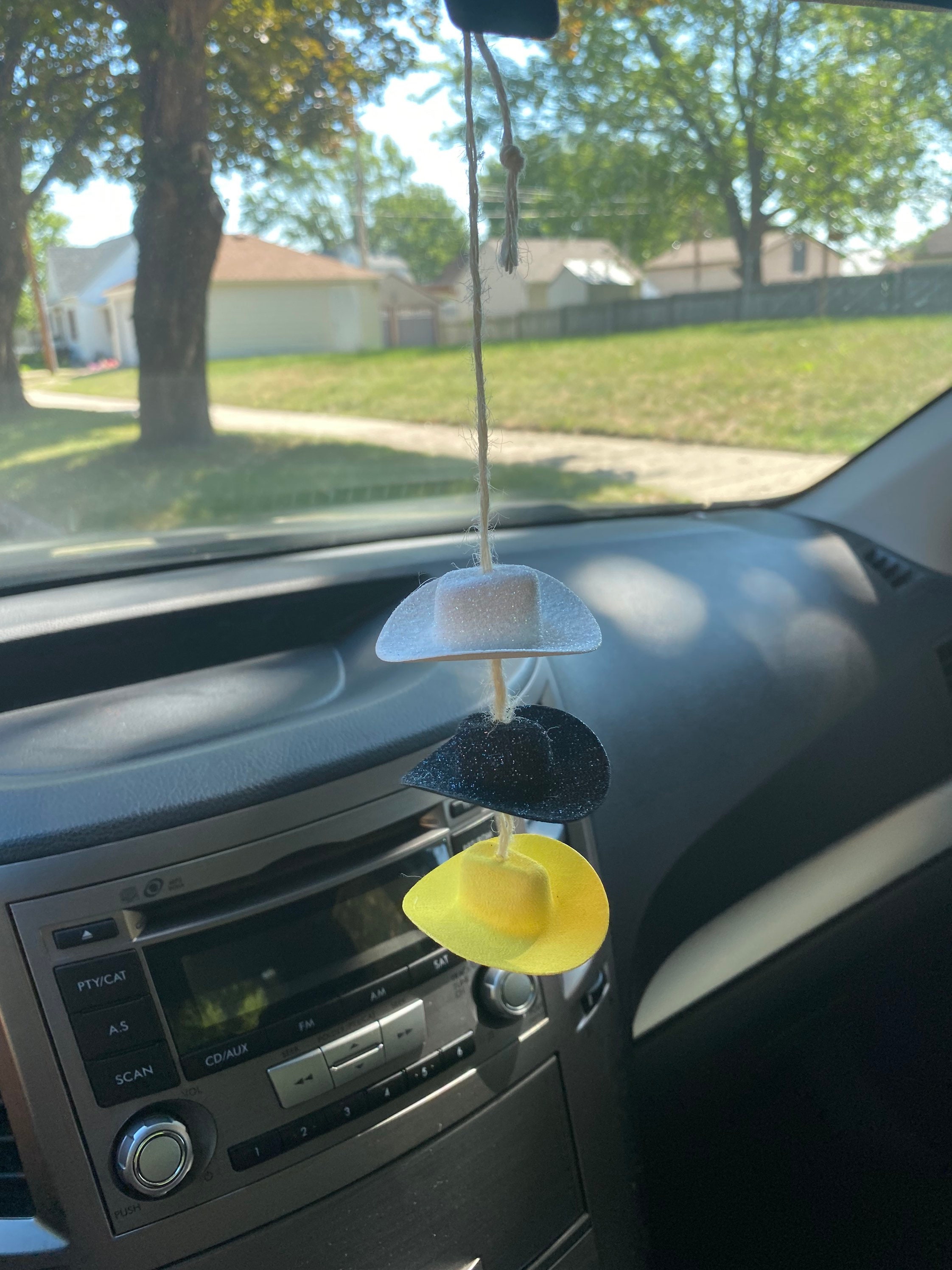 Mini Cowboy Hat Car Charm - Etsy