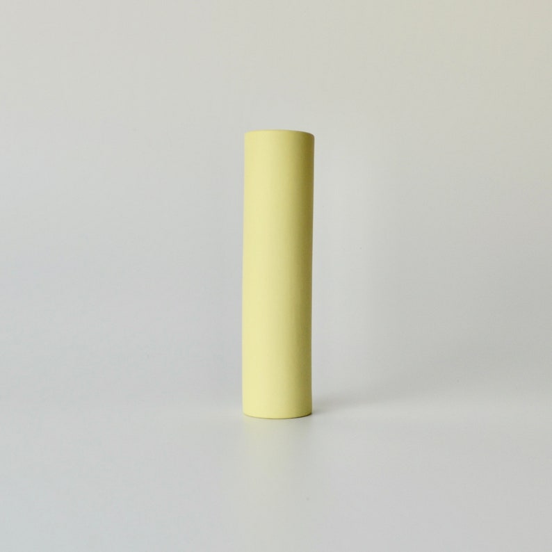 Stem Vase Yellow 14.2 cm