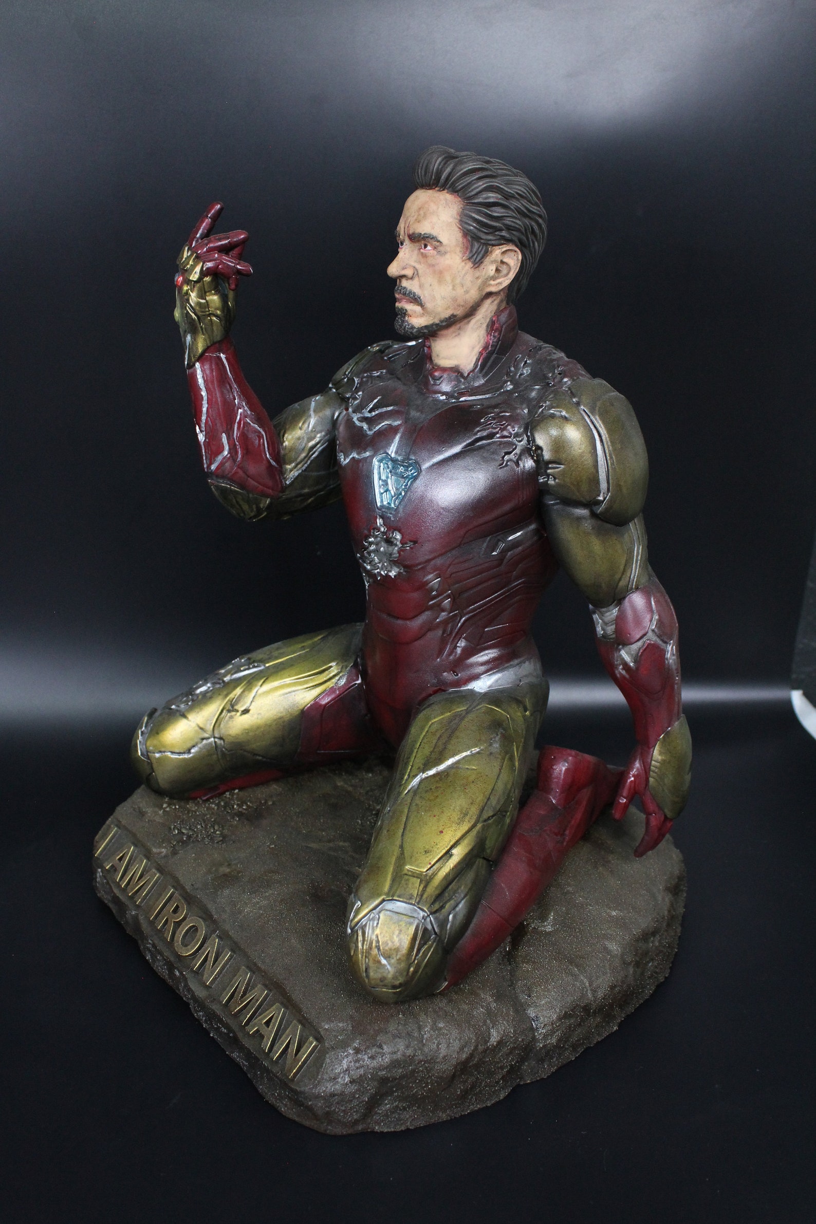 Iron Man 1/4 Scale Resin Statue Etsy