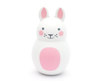 Pink Bo Bunny Chiming Shaker