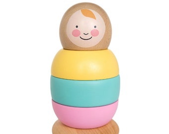 Rosa Wooden Stacking Toys