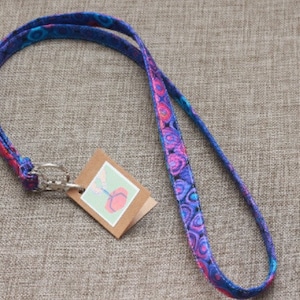 Fantasy Wald Lanyard - Flieder - Büro Lanyard - ID Badge Halter - Schlüsselanhänger Halter - Lehrer Lanyard - Kartenhalter - Auto Schlüsselhalter