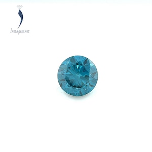 Rare 1.01 Carat Natural Blue Diamond – GIA Certified Round Brilliant Cut with SI1 Quality