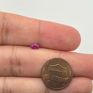 Natural Ruby Oval 5x3mm | AAA Quality Deep Red Faceted Gemstone | Loose Ruby for Rings, Earrings & Fine Jewelry Making