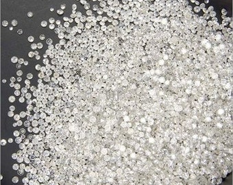 Diamantes blancos naturales reciclados Cuerpo a cuerpo / Calidad I1 GH / Forma redonda de corte excelente / 1,3 mm-3 mm disponibles