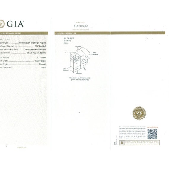Gia certified black diamond deals