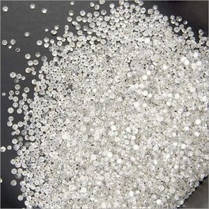 Recycled Natural White Diamonds Melee | SI2 Quality GH Color | Excellent Cut Round Shape | 1.3mm-3mm Available image 4