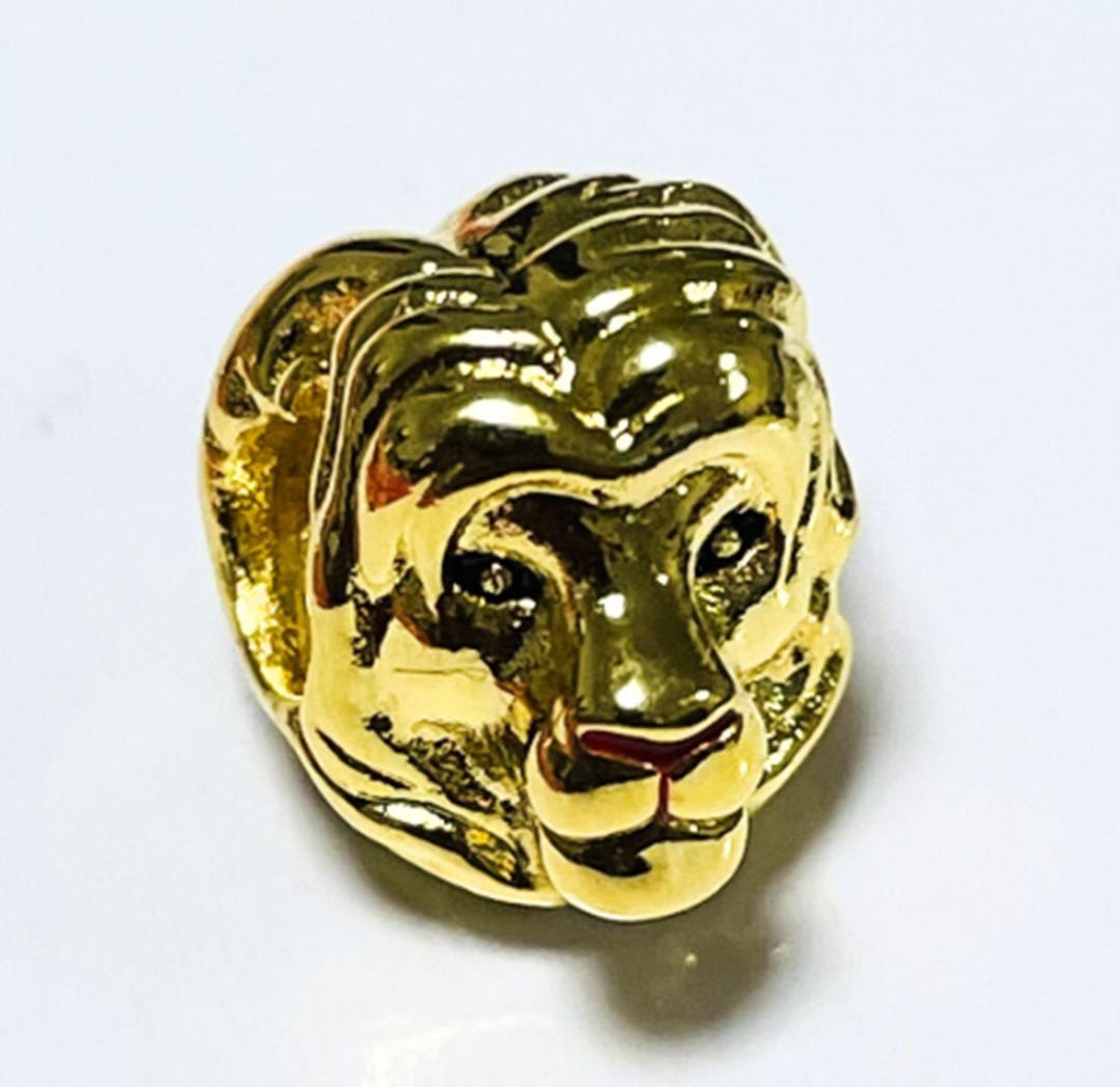New Authentic Pandora, 18K Gold, Lion King Simba Charm W/ Pouch ...