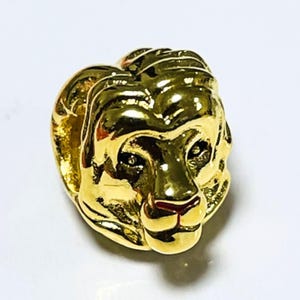 New Authentic Pandora, 18K Gold, Lion King Simba Charm w/ pouch 768049ENMX