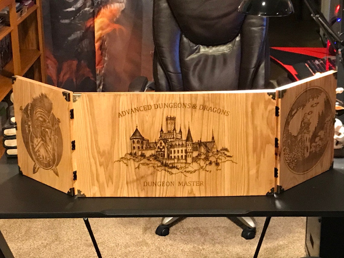 D&amp;D Dungeon Master Screen // Custom Dungeon Master Screen // - Etsy