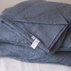 Linen flat sheet/ softened flat sheet/ single/ stone washed linen bedding/queen/ king/custom size/ bed sheet/  flat linen/ linen tops