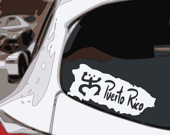 Puerto Rico Coqui Frog Die-Cut Vinyl Decal / Sticker Many Colors