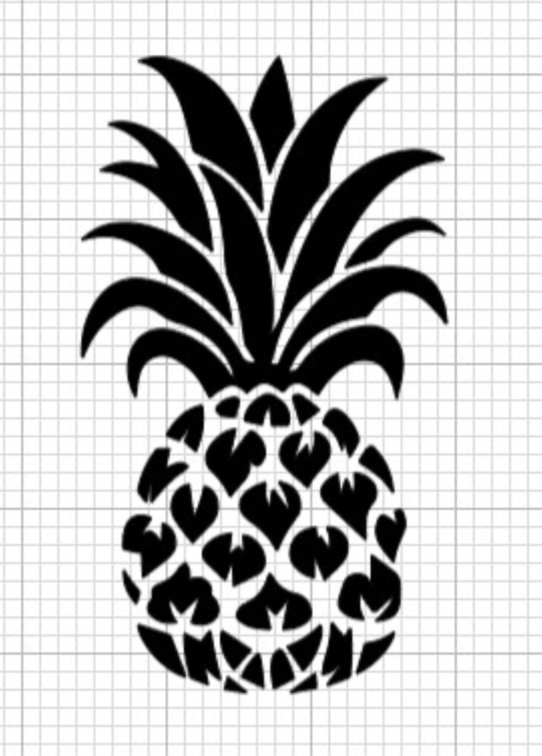 Pineapple Die Cut Decal / Vinyl Sticker Etsy
