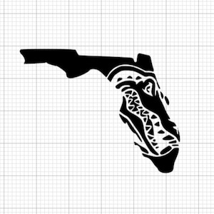 Florida Gators State Die-Cut Decal