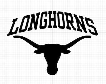 Longhorns Decal / Sticker Vinyl Die Cut