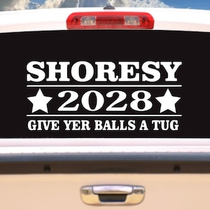 Shoresy 2028 adhesive vinyl decal
