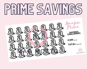 Prime Savings Challenge Tracker (Digital Download)