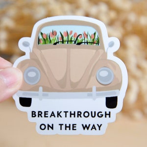 Breakthrough On The Way Christian Stickers | Faith Stickers| Bible Verse Stickers