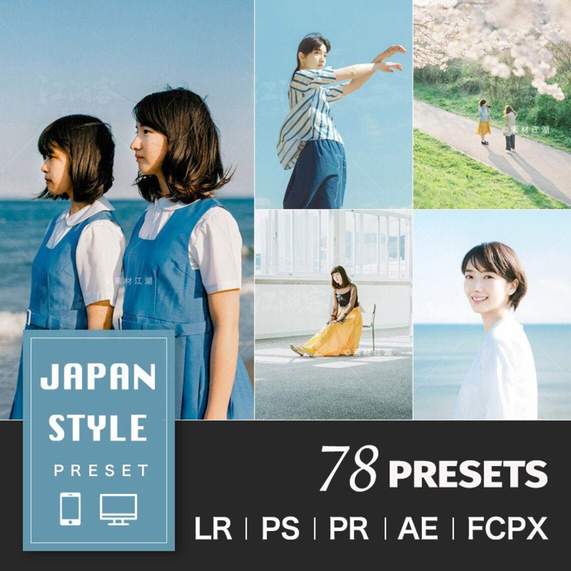 78 JAPAN STYLE Lightroom PRESETS Mobile and Desktop for Etsy