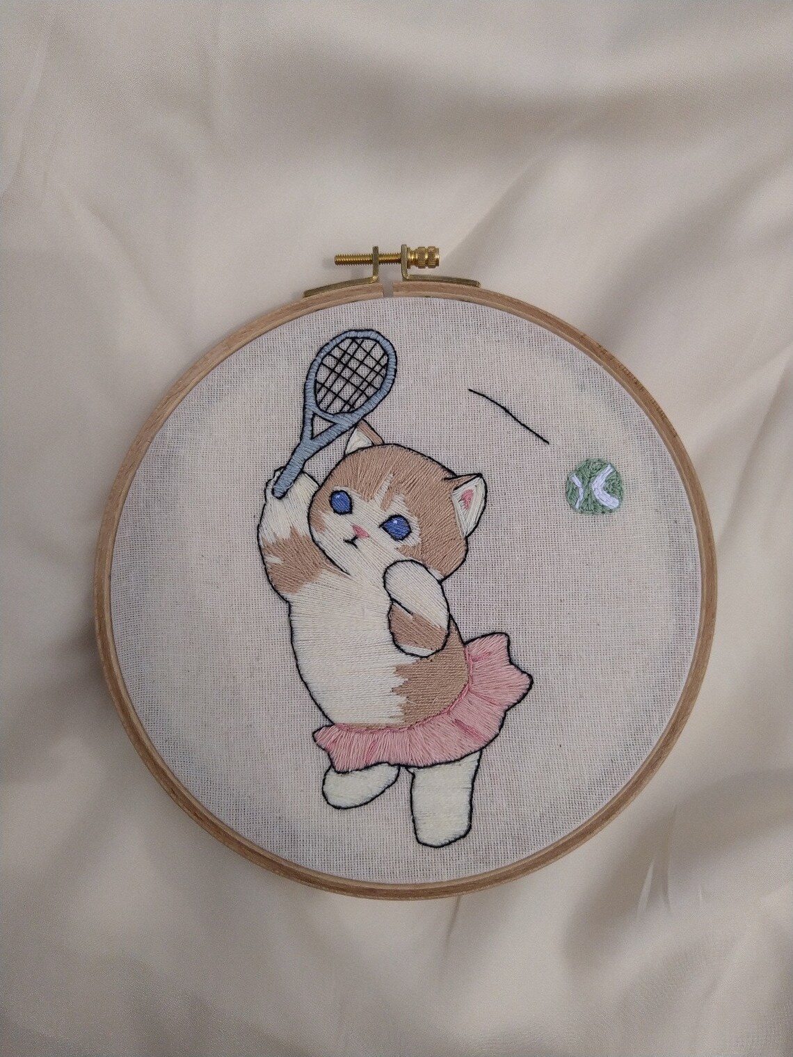 Cat EmbroideryModern Embroidery DesignHoop ArtGirls Hoop Etsy