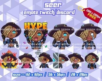 Seer Emotes Apex Legends, Seer Twitch Emotes, Twitch Emotes Streamer, Discord Emotes, Seer Emotes Pack
