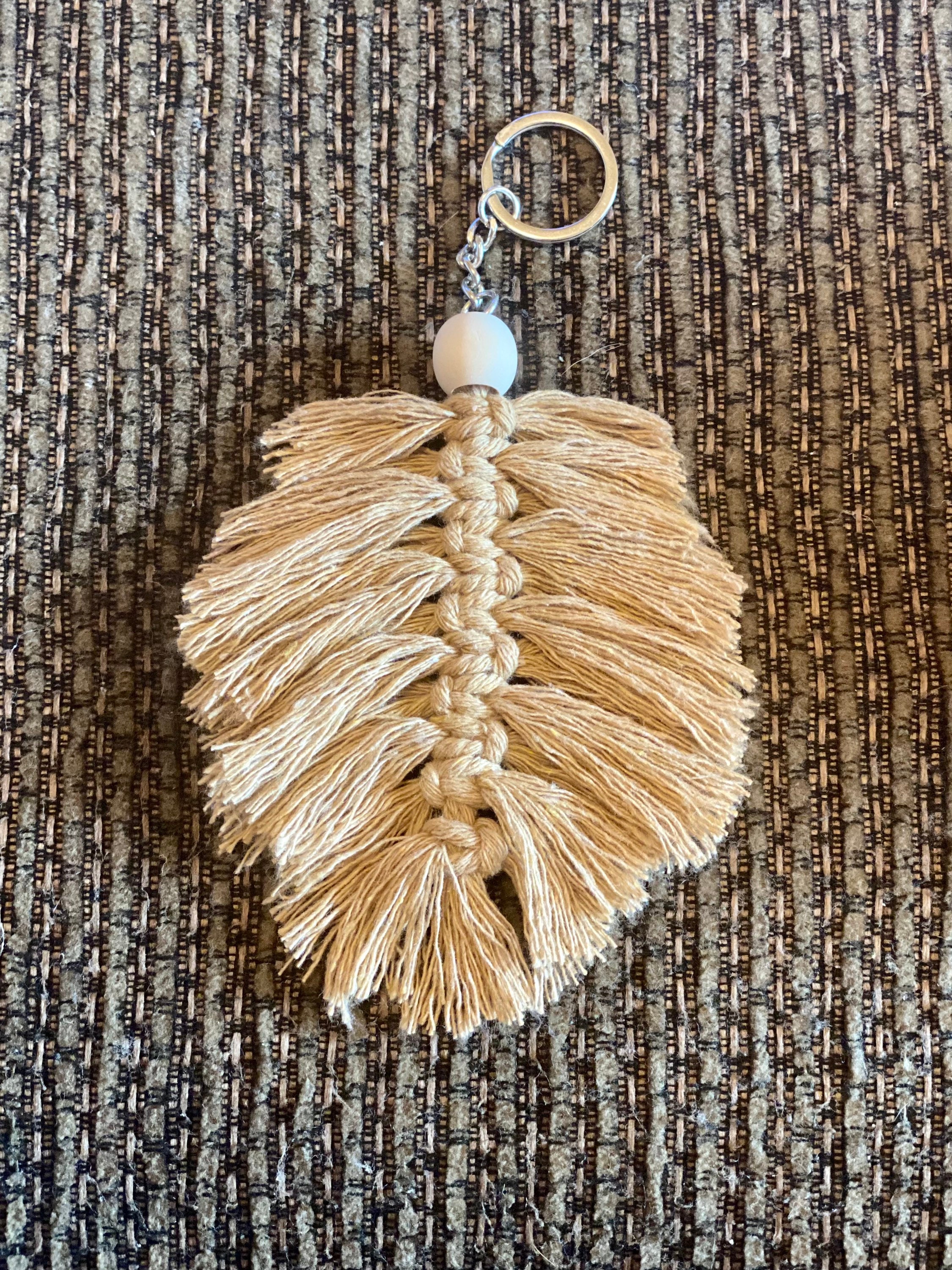 Feathered Keychain Etsy