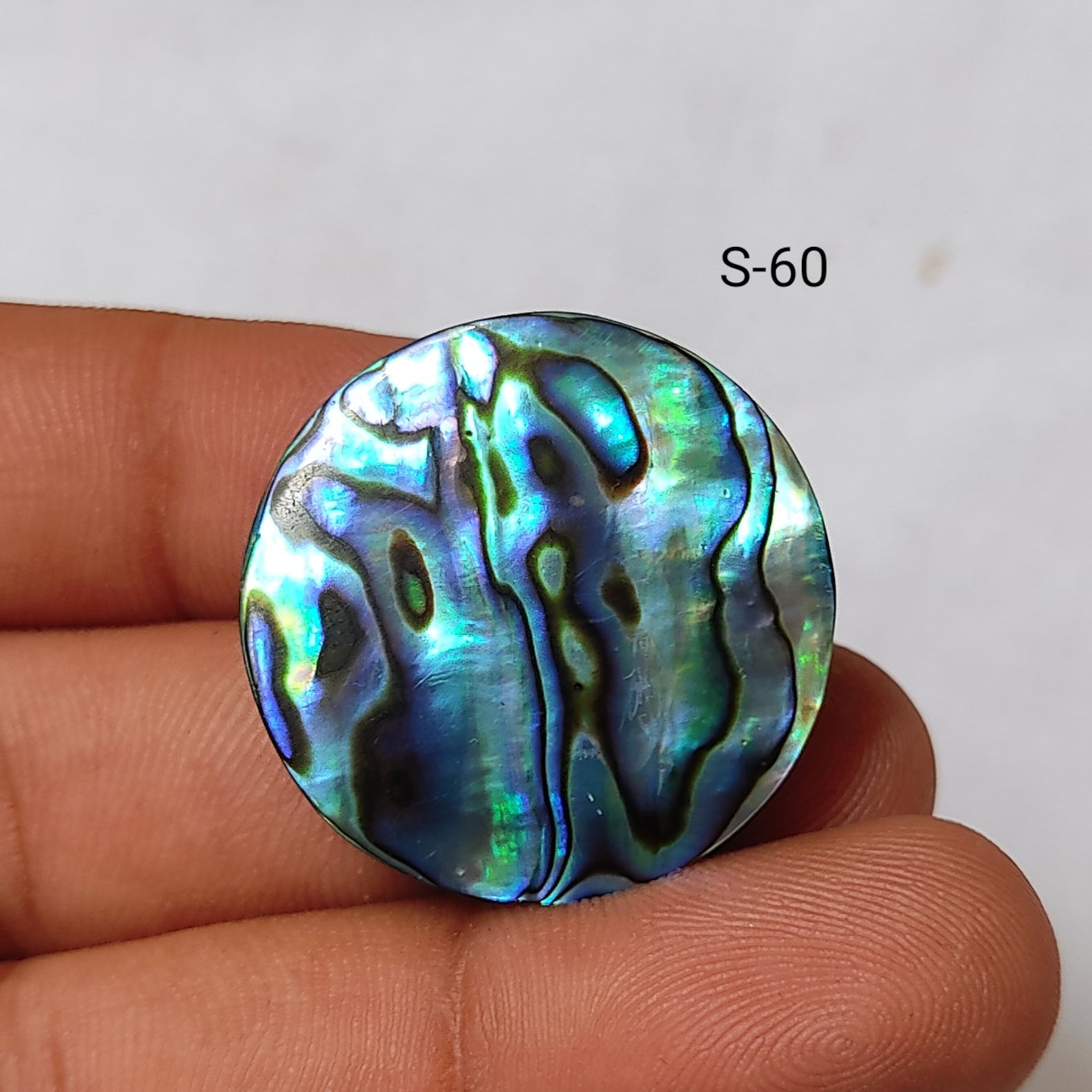 Natural abalone shell gemstone abalone shell cabochon Etsy
