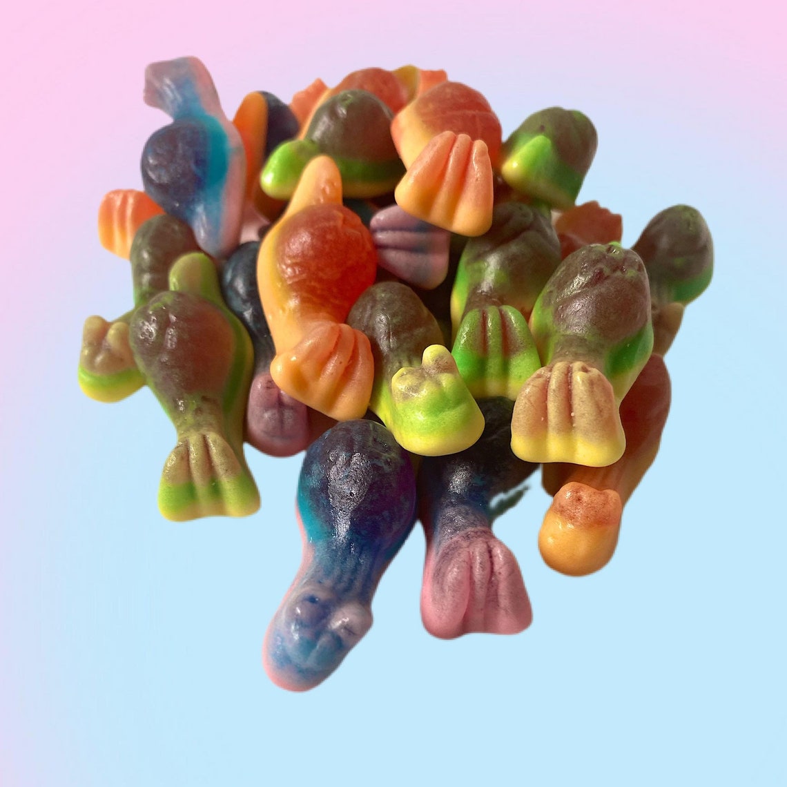 Jelly Filled Snails Pick and Mix Sweets 1KG Sweets Gummy Etsy