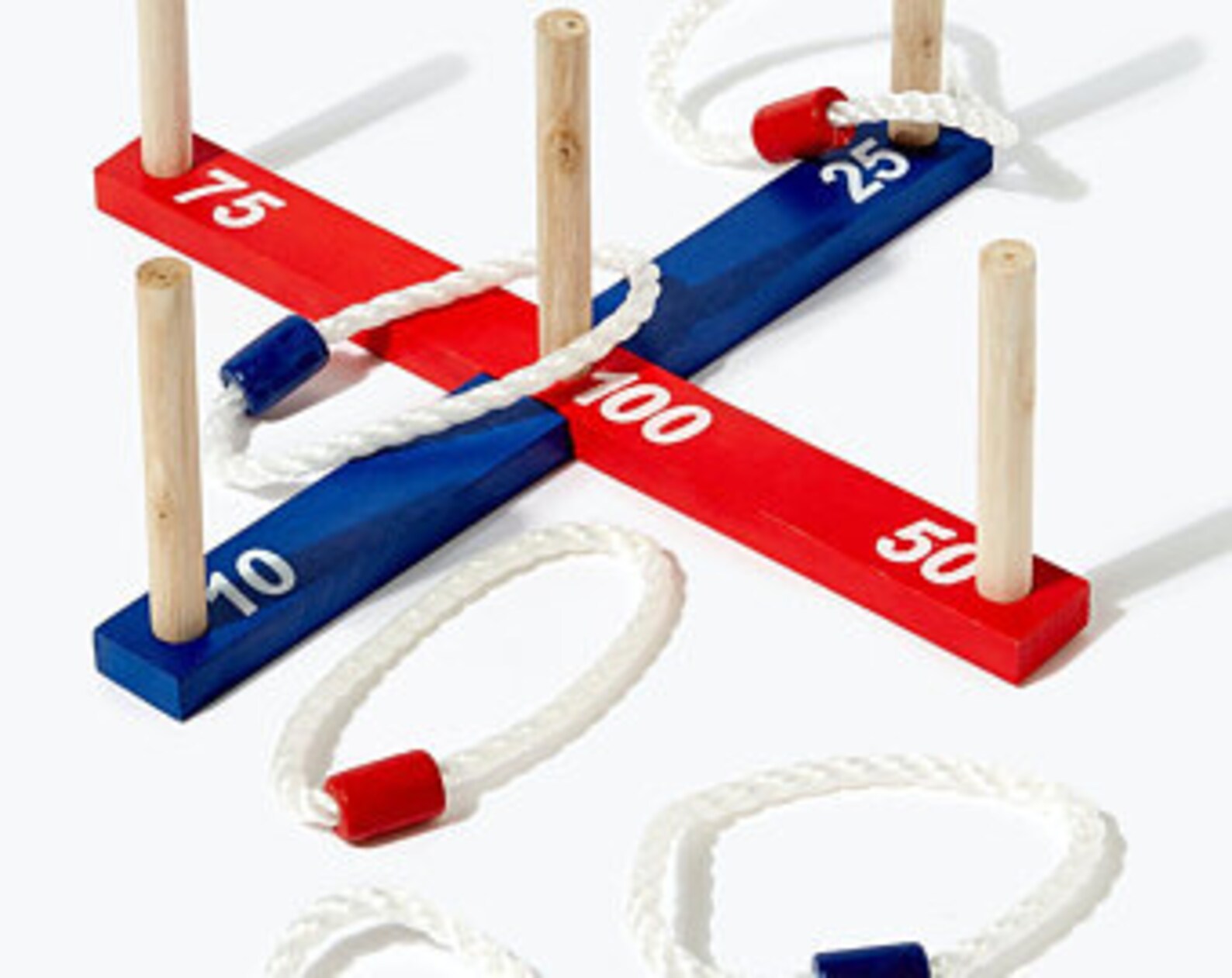 Wooden Quoits Ring Toss Game 10cm x 37cm x 4cm Outdoor Etsy