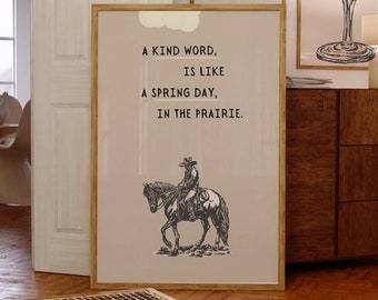 Cowboys Quote Print Minimalist Western Wallart Horseback Riding Poster Vintage Cowboy Art Wild West Home Decor Digital Download 1 Print