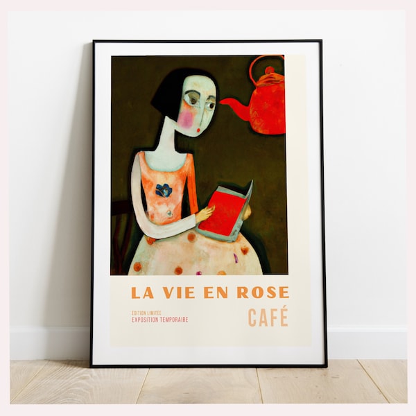 Set of 3 Coffee Prints,  Modern Kitchen Decor, Retro Poster, Pop Art, Kitchen Art, Exhibition Poster, Illustration, Coffee Lover, Picasso