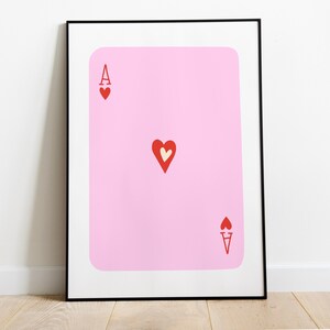 Trendy Retro Wall Art, Vintage Aesthetic Print, Pink Lucky You Poster, Lucky You, Trendy Wall Art, Funny Art, Digital, Preppy wall decor image 1