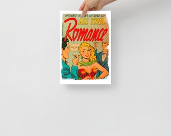 Retro Home Decor, Comic Wall Art, Cute Love Comics, Home Decor For Wall, Cool Wall Decor, Comic Book Art, Comic Book Poster, Romance Poster