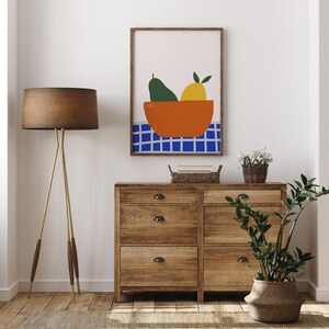 Colorful Fruit Wall Print, Digital Download Print, Wall Decor, Large Printable Art, Downloadable Prints image 6
