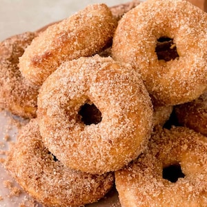 Homemade baked Cinnamon and sugar donuts.Homemade Donuts Pack | Homemade cookies Pack | Easter, summer, thank you gift Gift, Mother Day