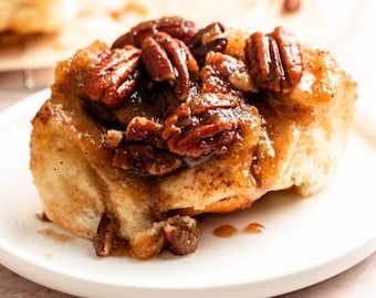 PECAN STICKY BUNS.| Homemade Roll Pack|For Fall, Halloween, Autumn, Celebration and Parties