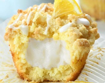 Lemon Cream Cheese Muffins. Homemade muffin Pack | For Fall, Halloween, Autumn, Celebration and Parties