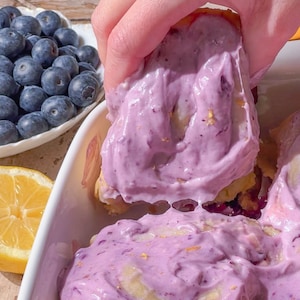 Lemon Blueberry Rolls Homemade Sweet Rolls. Homemade Roll Pack|For Summer, Spring, Independence Day, Celebration and Parties