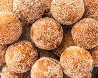 Baked Cinnamon And Sugar Donut Holes.| Homemade Donut Holes Pack| For Fall, Halloween, Autumn, Celebration and Parties