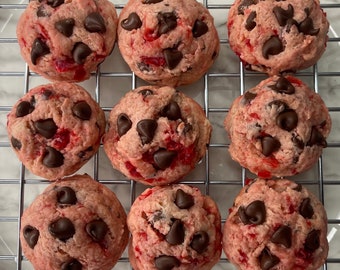 Kersenchocoladekoekjes.| Huisgemaakt koekjespakket |Voor herfst, Halloween, herfst, feesten en partijen