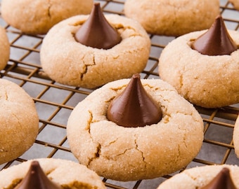 Peanut Butter Kiss Cookies  Homemade Cookie Pack | Homemade cookies Pack | For Fall, Halloween, Autumn, Celebration and Parties