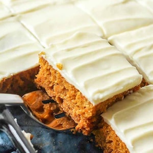 Pumpkin Bars with Cream Cheese Frosting.  Homemade Bar Pack | For Winter, Hibernate, Christmas, Celebration and Parties