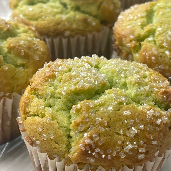 Pistachio Muffins. Homemade Muffin Pack |  Easter, summer, thank you gift Gift, Mother Day